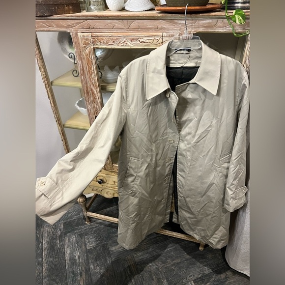 Vintage Lakeland Mens Size 40 Regular Trenchcoat - Picture 3 of 11